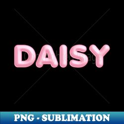daisy name pink balloon foil - exclusive sublimation digital file - perfect for creative projects