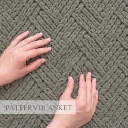 Loop Yarn Blanket Pattern Download, Alize Puffy Blanket Pattern, Finger Knit Blanket, Beautiful Fine Blanket Pattern