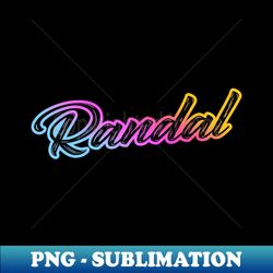 Name Randal - Decorative Sublimation PNG File - Defying the Norms