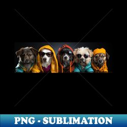 The fashion dogs colors - Modern Sublimation PNG File - Vibrant and Eye-Catching Typography