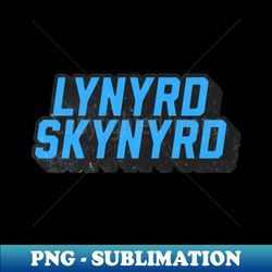 Lynyrd Under Blue - Modern Sublimation PNG File - Perfect for Creative Projects