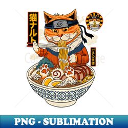 RAMEN CAT NINJA - Signature Sublimation PNG File - Create with Confidence