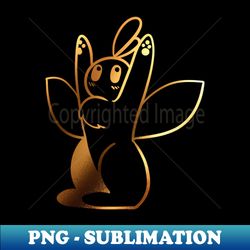 Golden Bululu - PNG Transparent Sublimation Design - Add a Festive Touch to Every Day