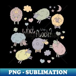 Funny Sheep What the Flock - Exclusive PNG Sublimation Download - Unleash Your Creativity