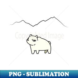 save the cute polar bears - artistic sublimation digital file - unleash your creativity