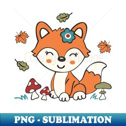 cute fox - Special Edition Sublimation PNG File - Perfect for Personalization