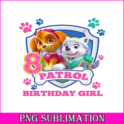 Patrol birthday girl 8 png