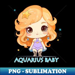 Aquarius Baby 1 - Instant Sublimation Digital Download - Instantly Transform Your Sublimation Projects