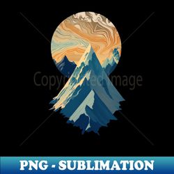 Mountains are calling - Sublimation-Ready PNG File - Unleash Your Inner Rebellion