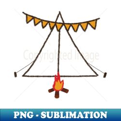 Go Camping - High-Resolution PNG Sublimation File - Perfect for Sublimation Art