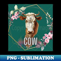 cow - Digital Sublimation Download File - Bold & Eye-catching