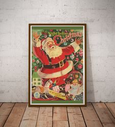 1949 Night Before Christmas Book POSTER! (up to 24 x 36) - Santa Claus - Decoration - Tree