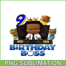 Birthday boss 9 png
