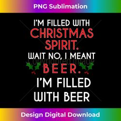 Funny Christmas In July Gag Gift - Xmas Spirit Beer - Urban Sublimation PNG Design - Chic, Bold, and Uncompromising