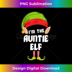 Funny Auntie Elf Matching Family Group PJ Christmas - Bespoke Sublimation Digital File - Tailor-Made for Sublimation Craftsmanship
