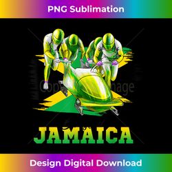Bobsled Jamaica Team Jamaican Flag Winter Bobsled Lover - Sleek Sublimation PNG Download - Immerse in Creativity with Every Design
