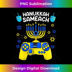 Hanukkah Menorah Gamer Funny Chanukah Jewish Gift - Eco-Friendly Sublimation PNG Download - Pioneer New Aesthetic Frontiers