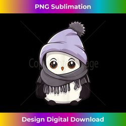 Cute Penguin Baby Winter Kawaii Cozy Tank Top - Sophisticated PNG Sublimation File - Ideal for Imaginative Endeavors