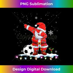Dabbing Santa Claus Soccer Christmas Kids Boys Mens Dab - Luxe Sublimation PNG Download - Ideal for Imaginative Endeavors
