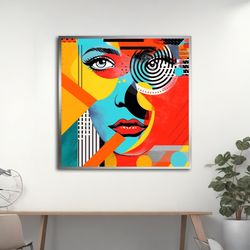 Graffiti Art woman canvas painting, Modern Decor Ideas For Your Home And Office Natural And Vibrant Home Wall Decor