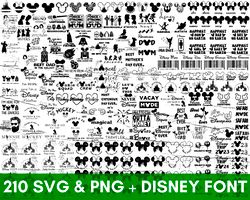 Mickey Vacation Bundle Svg Png Silhouette, Disney Trip Svg Png
