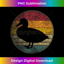 Duck Bird Nature Vintage Distressed Retro Style Farm Farmer - Deluxe PNG Sublimation Download - Striking & Memorable Impressions