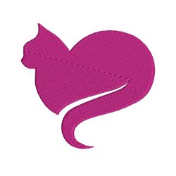 Love Cat embroidery. Silhouette cat. Mini cat. Halloween cat. Animal Embroidery. Farm embroidery. Embroidery Machines