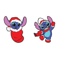 Baby Stitch Svg, Disney Christmas Svg, Stitch Christmas Svg, Stitch santa Svg, Stitch Clipart, Disney Svg