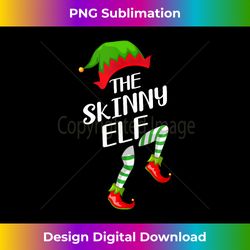 Funny Skinny Elf Christmas Family Matching Elves Tank Top - Bohemian Sublimation Digital Download - Customize with Flair