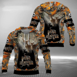 Deer Hunting 3D All Over Print | Hoodie | Unisex | Full Size | Adult | Colorful | HT4706