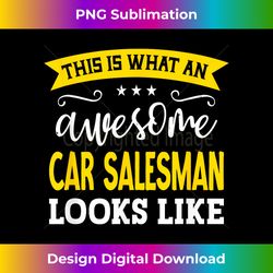 Car Salesman Job Title Employee Funny Worker Car Salesman - Sublimation-Optimized PNG File - Striking & Memorable Impressions