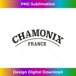 Chamonix France Tank Top - Chic Sublimation Digital Download - Elevate Your Style with Intricate Details