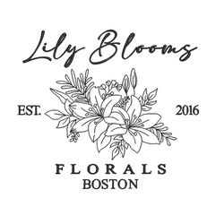 Lily Bloom Embroidery Design, It Ends With Us embroidery, Florals Book Machine Embroidery Designs