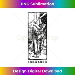 Galileo Galilei Vintage Cosmos Observer Physics Lover - Timeless PNG Sublimation Download - Enhance Your Art with a Dash of Spice