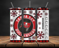 Tampa Bay Buccaneers Christmas Tumbler Png, NFL Merry Christmas Png, NFL, NFL Football Png 31