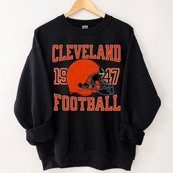 Cleveland Football Sweatshirt, Cleveland Football Shirt, Cleveland Fan Crewneck Shirt, Cleveland Sports Apparel, Gift Fo