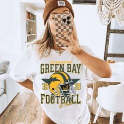 Comfort Colors Green Bay Football Shirt, Comfort Colors Packer Shirt, Vintage Style Green Bay Shirt, Green Bay Football,