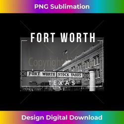 Fort Worth Texas TX Skyline - Classic Sublimation PNG File - Reimagine Your Sublimation Pieces