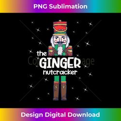 Ginger Nutcracker Family Matching Funny Pajama - Eco-Friendly Sublimation PNG Download - Channel Your Creative Rebel