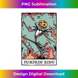 Disney The Nightmare Before Christmas Pumpkin King Tarot Long Sleeve - Urban Sublimation PNG Design - Channel Your Creative Rebel