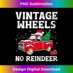 Christmas Vintage Wagon Red Truck Xmas Tree Holiday Retro Tank Top - Bohemian Sublimation Digital Download - Challenge Creative Boundaries
