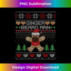 Christmas - Ginger Beard Man Ugly Xmas Sweater - Edgy Sublimation Digital File - Chic, Bold, and Uncompromising
