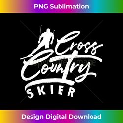 Cross Country Skiing T- Skier XC Ski Winter Sports Snow - Innovative PNG Sublimation Design - Crafted for Sublimation Excellence