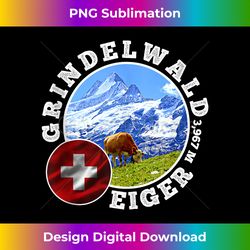 Grindelwald Switzerland Grindelwald Tank Top - Futuristic PNG Sublimation File - Lively and Captivating Visuals