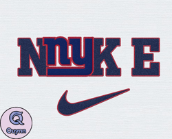Nike New York Giants Embroidery Effect, Nike Svg, Football Team Svg, Nfl Logo, NfL,Nfl Design 39