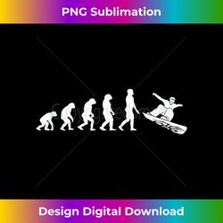Evolution Of Snowboarder - Snowboard Snowboarding Lover Tank Top - Sleek Sublimation PNG Download - Infuse Everyday with a Celebratory Spirit