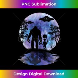 Alien Bigfoot Moon Sasquatch UFO Extraterrestrial Men women - Sublimation-Optimized PNG File - Rapidly Innovate Your Artistic Vision