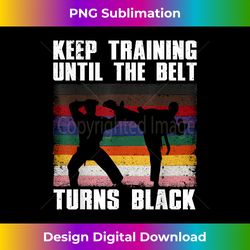 Cool Karate Art For Men Women Martial Art Karate Black Belt - Sleek Sublimation PNG Download - Elevate Your Style with Intricate Details