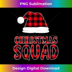 Christmas Squad Red Plaid Xmas Family Group Matching - Eco-Friendly Sublimation PNG Download - Enhance Your Art with a Dash of Spice
