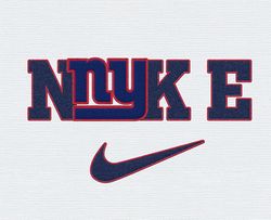 Nike New York Giants Embroidery Effect, Nike Svg, Football Team Svg, Nfl Logo, NfL,Nfl Design 39